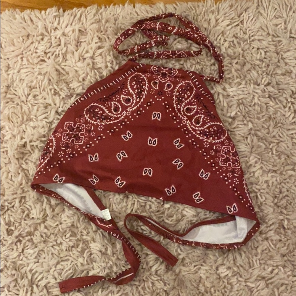 Bandana halter top